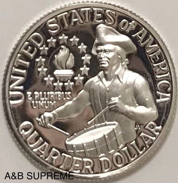 1976 S Washington Quarter Dollar 40% Silver Gem Proof Bicentennial