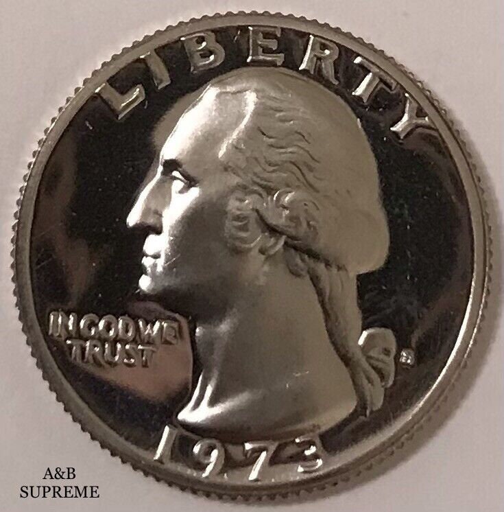 1973 S Washington Quarter Dollar Clad Gem Proof