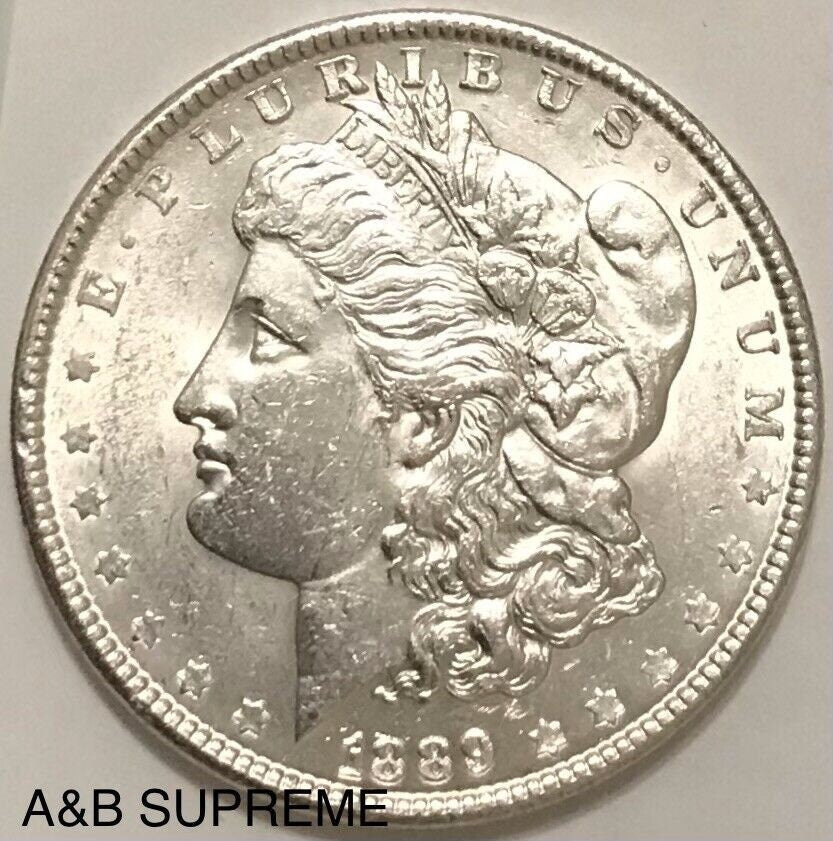 1889 Morgan Dollar Bu Uncirculated 90% Silver