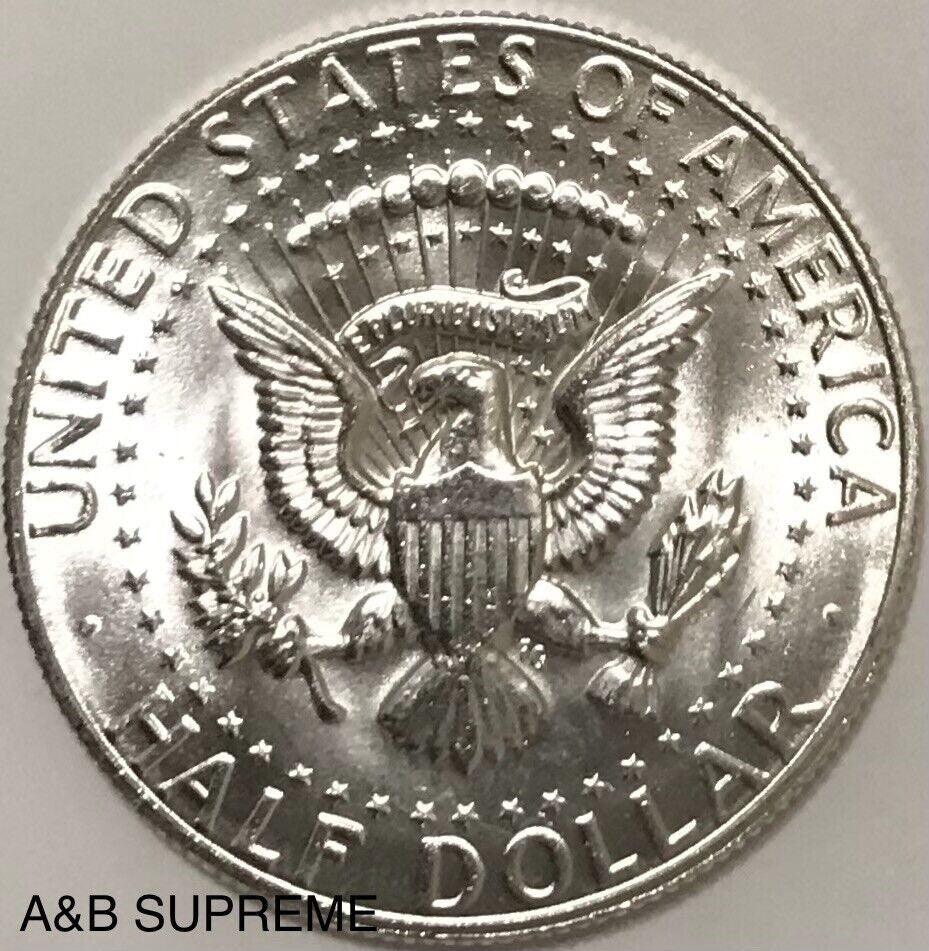 1969 D Kennedy Half Dollar Gem Bu Uncirculated 40% Silver