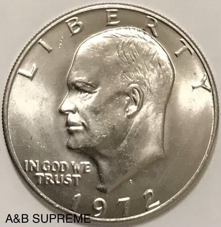 20) 1971-1978 Eisenhower Dollar Roll AU-BU Uncirculated