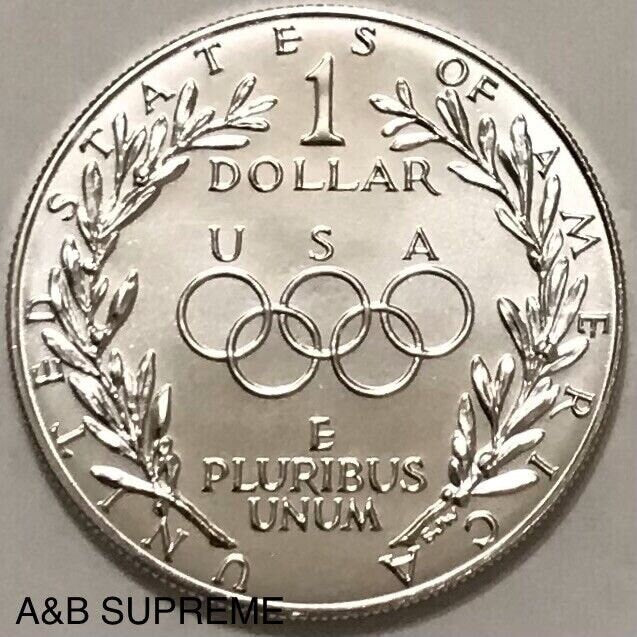 1988 D Seoul Olympic Gem Bu Commemorative Dollar 90% Silver