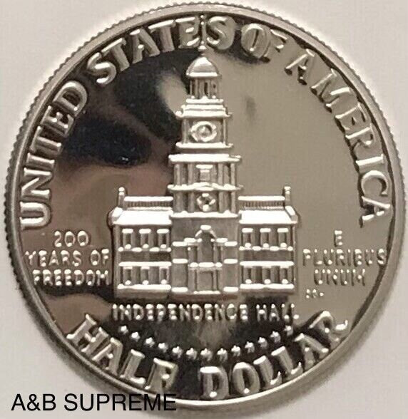 1976 S Kennedy Half Dollar Clad Gem Proof Bicentennial