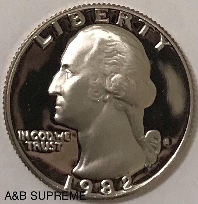 1982 S Washington Quarter Dollar Clad Gem Proof