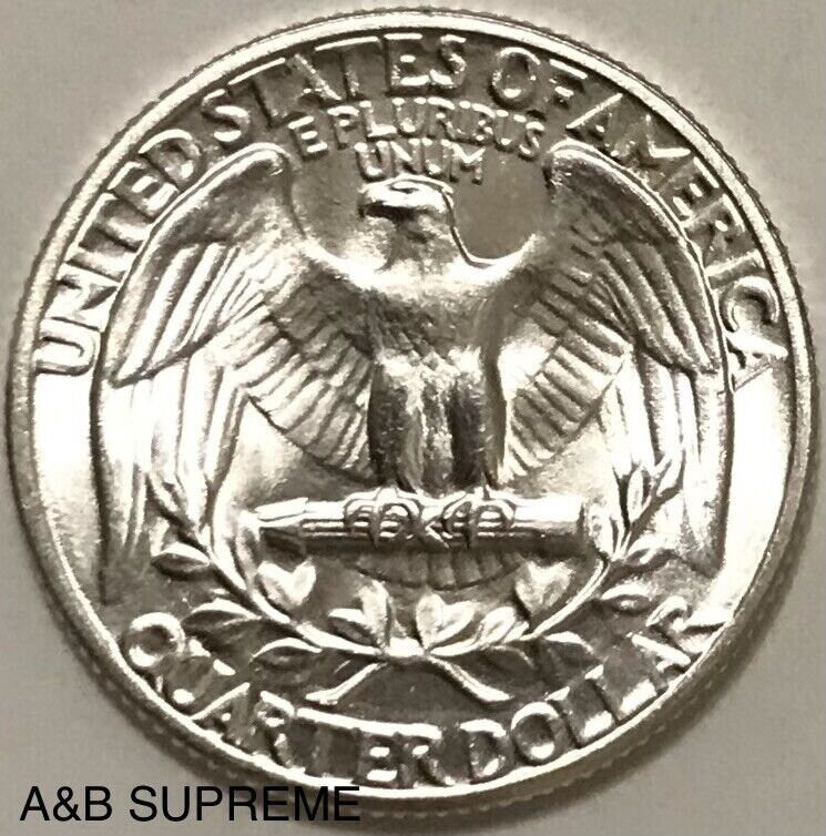1946 P* Washington Quarter Superb Gem Bu MS* Fresh From Original Roll*