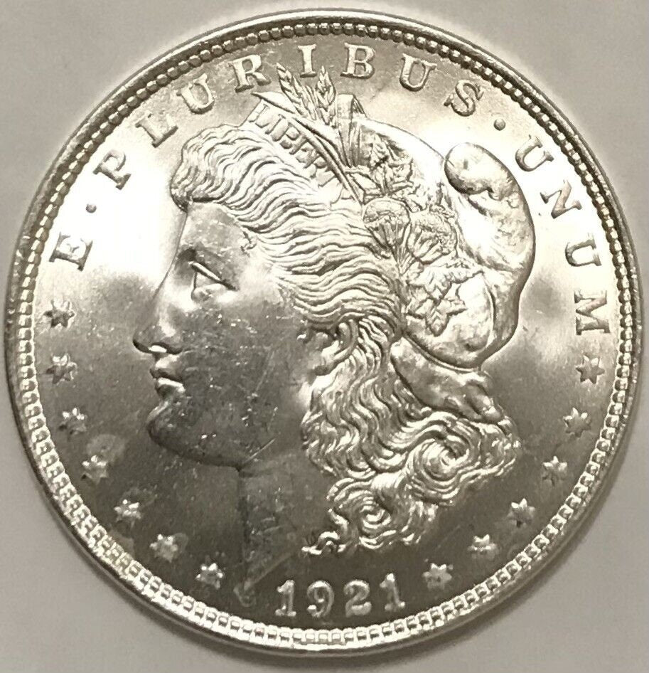 1921 Morgan Dollar Gem Bu Uncirculated 90% Silver