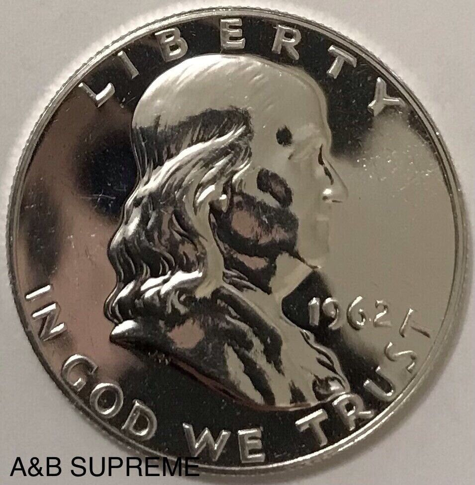 1962 Franklin Half Dollar Gem Proof 90% Silver