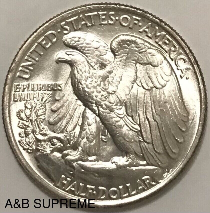 1947 Walking Liberty Half Dollar Gem Bu Uncirculated 90% Silver