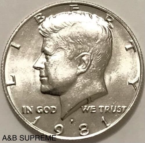 1981 D Kennedy Half Dollar Gem Bu Uncirculated
