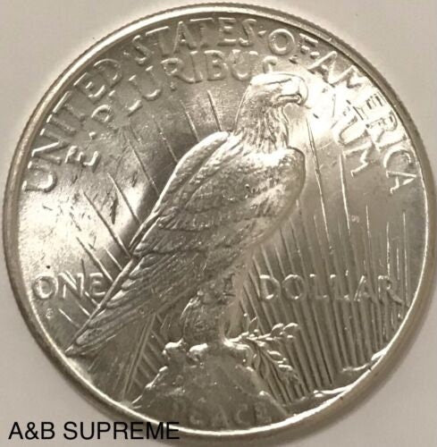 1926 S Peace Dollar Strong Mint Luster Gem Bu Uncirculated 90% Silver
