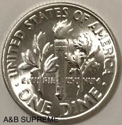 25) 1955 Roosevelt Dime Roll Gem Bu Uncirculated 90% Silver