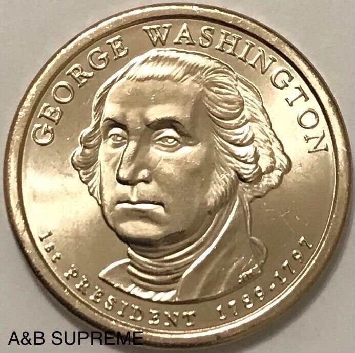 2007 D George Washington Presidential Dollar Gem Bu Uncirculated Original Roll