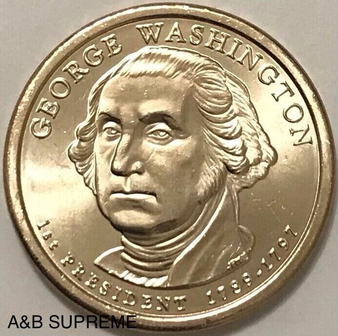 2007 D George Washington Presidential Dollar Gem Bu Uncirculated Original Roll