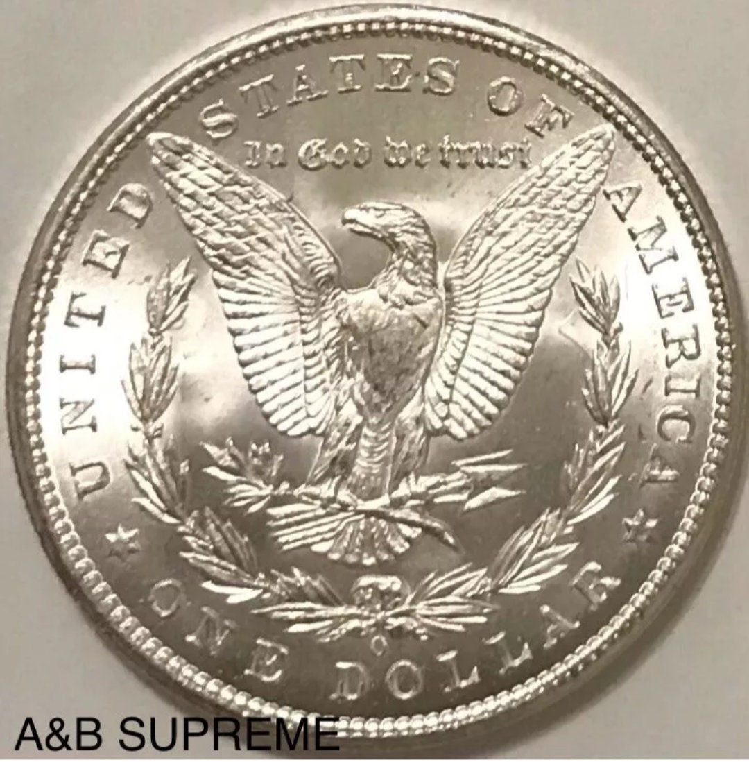 1898 O Morgan Dollar From OBW Estate Roll Choice-Gem Bu Uncirculated 90% Silver