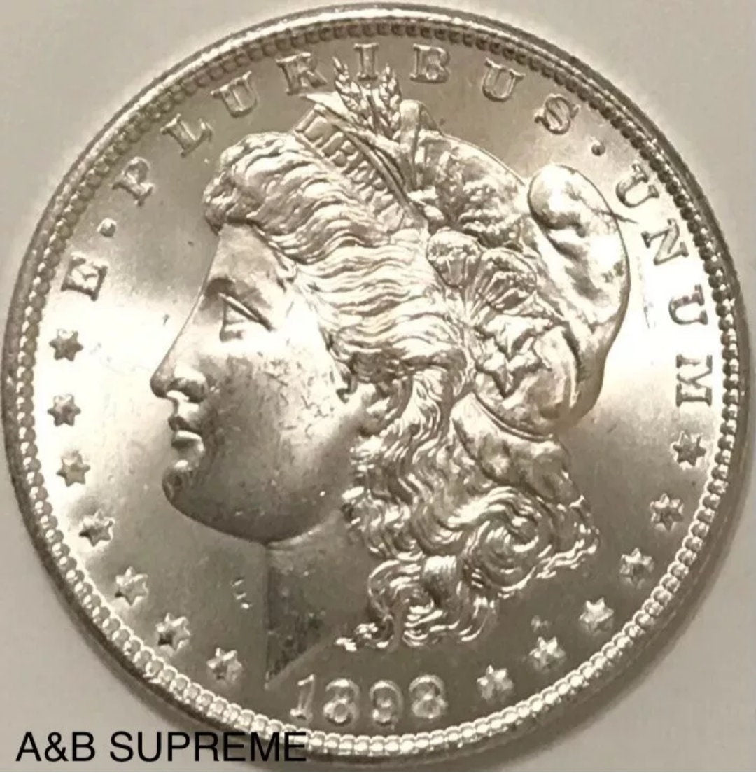 1898 O Morgan Dollar From OBW Estate Roll Choice-Gem Bu Uncirculated 90% Silver