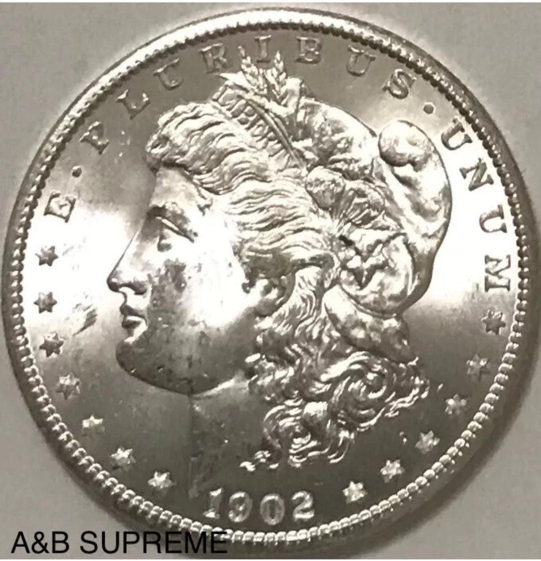 1902 O Morgan Dollar From OBW Estate Roll Choice-Gem Bu Uncirculated 90% Silver