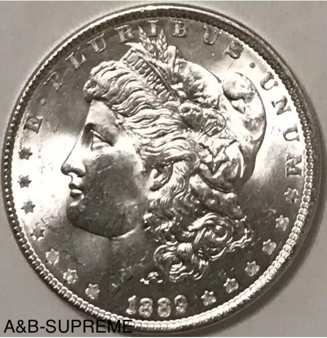 1889 Morgan Dollar From OBW Estate Roll Choice-Gem Bu Uncirculated 90% Silver
