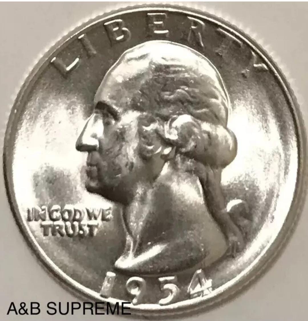 1) 1932-1964 Washington Quarter From OBW Roll Estate Hoard Choice-Gem Bu Uncirculated 90% Silver