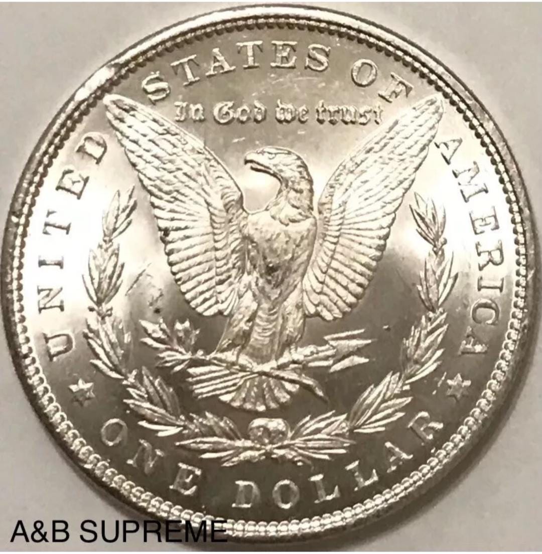 1890 Morgan Dollar From OBW Estate Roll Choice-Gem Bu Uncirculated 90% Silver