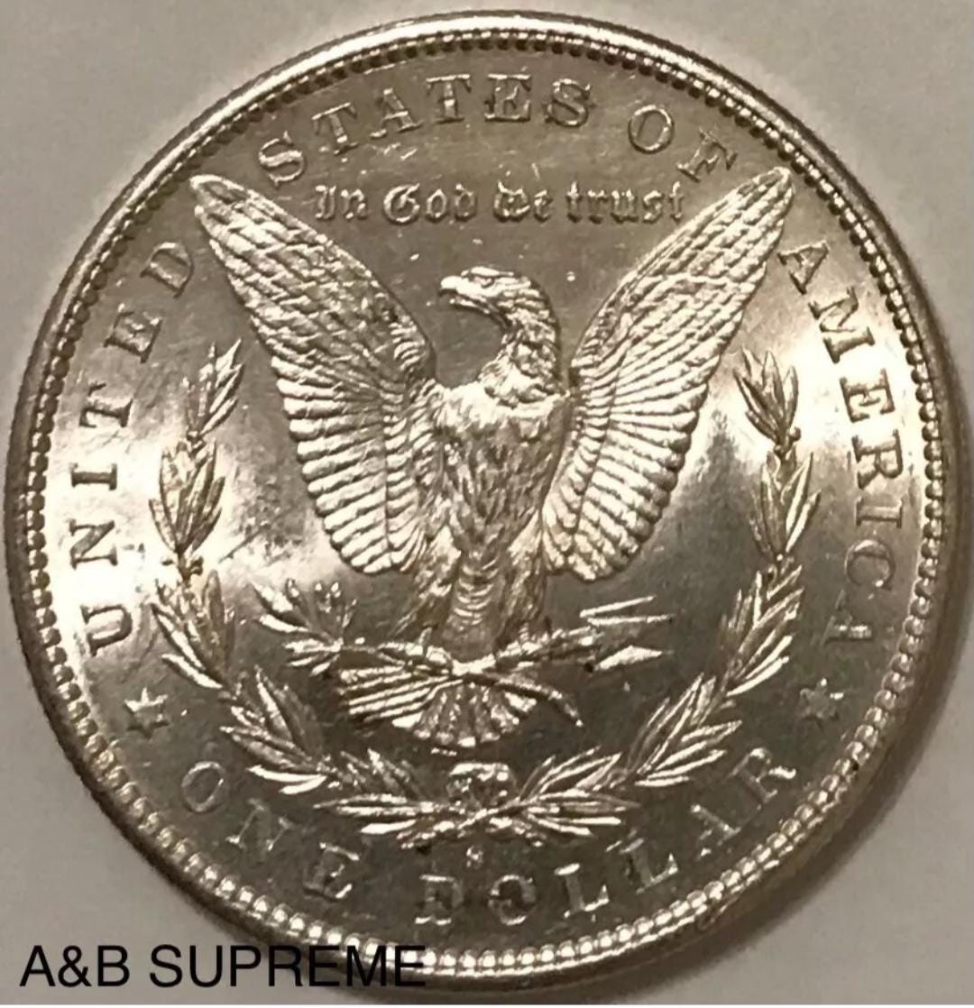 1890 S Morgan Dollar From OBW Estate Roll Choice-Gem Bu Uncirculated 90% Silver