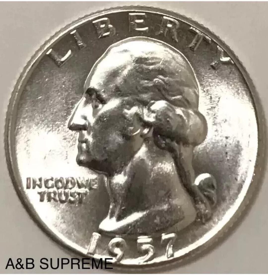 10) TEN Washington Quarters From OBW Roll Estate 1932-1964 Choice-GEM Bu Uncirculated 90% Silver