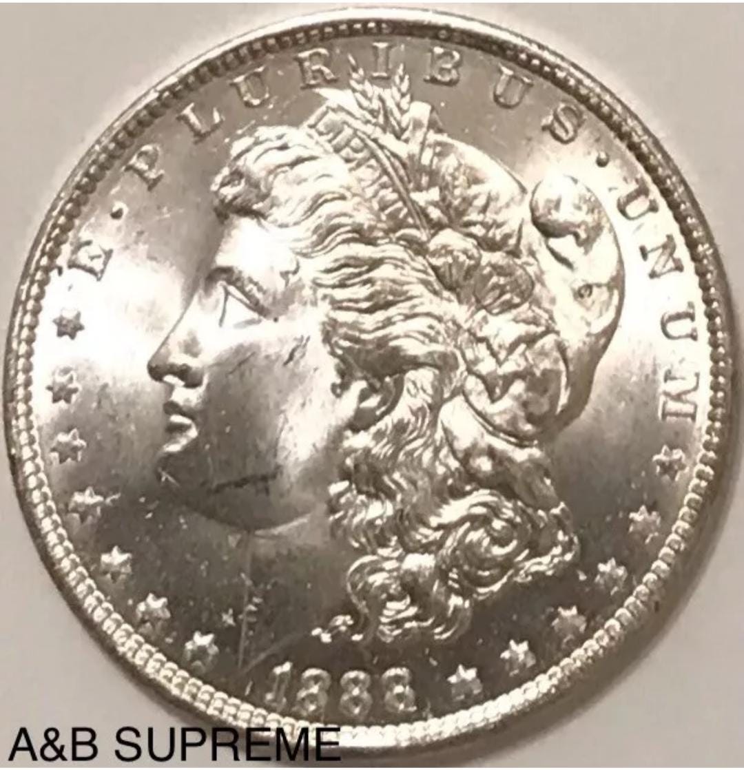 1888 O Morgan Dollar From OBW Estate Roll Choice-Gem Bu Uncirculated 90% Silver