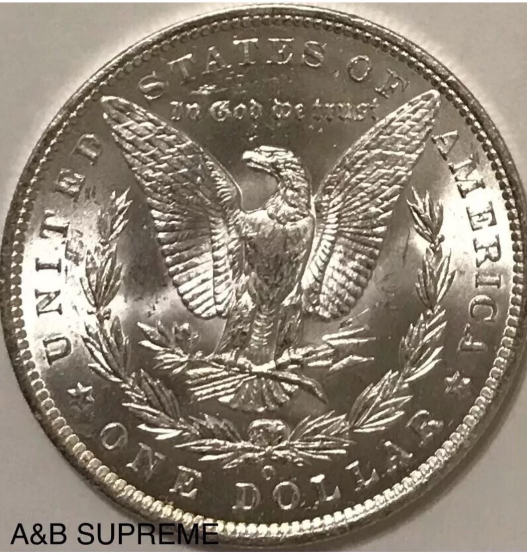 1) Morgan Dollar Au-Bu Uncirculated 1878-1904 From OBW Estate Roll 90% Silver