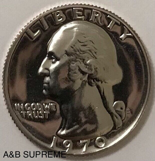 1970 S Washington Quarter Dollar Clad Gem Proof