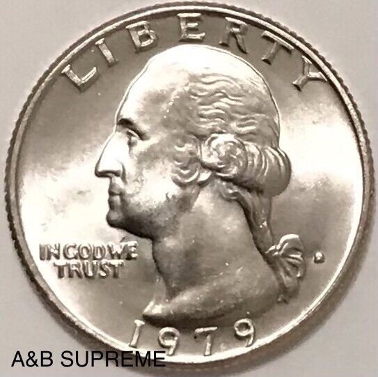 1979 D Washington Quarter Dollar Gem Bu Uncirculated
