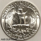 1953 D/D Rpm Washington Quarter Rare D Over D Repunched Mint Mark Gem Bu *145