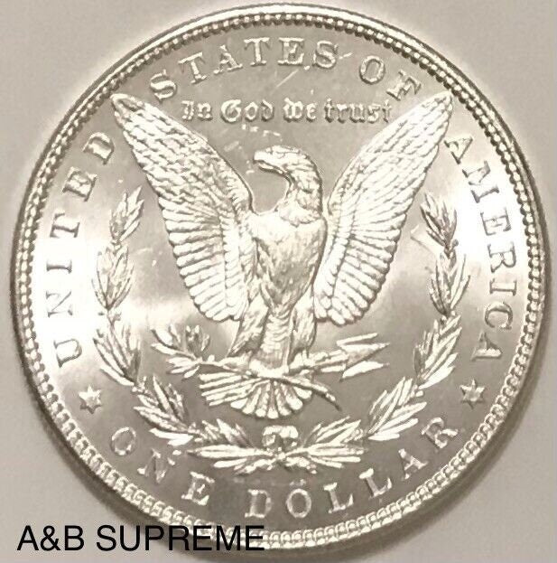 1) 1878-1904 Morgan Dollar Gem Bu Uncirculated 90% Silver