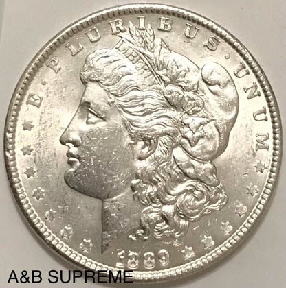 1889 Morgan Dollar Bu Uncirculated 90% Silver
