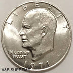 20) 1971-1978 Eisenhower Dollar Roll AU-BU Uncirculated