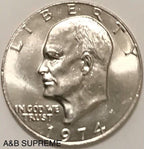 20) 1971-1978 Eisenhower Dollar Roll AU-BU Uncirculated