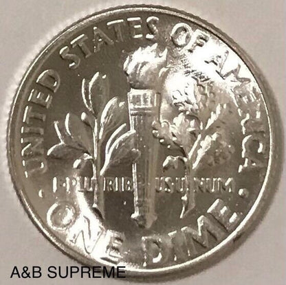 2) 1946-1964 Roosevelt Dimes Gem Bu Uncirculated 90% Silver