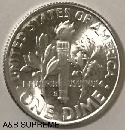 2) 1946-1964 Roosevelt Dimes Gem Bu Uncirculated 90% Silver