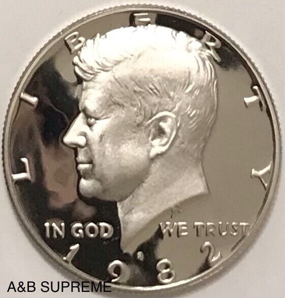 1982 S Kennedy Half Dollar Gem Cameo Clad Proof