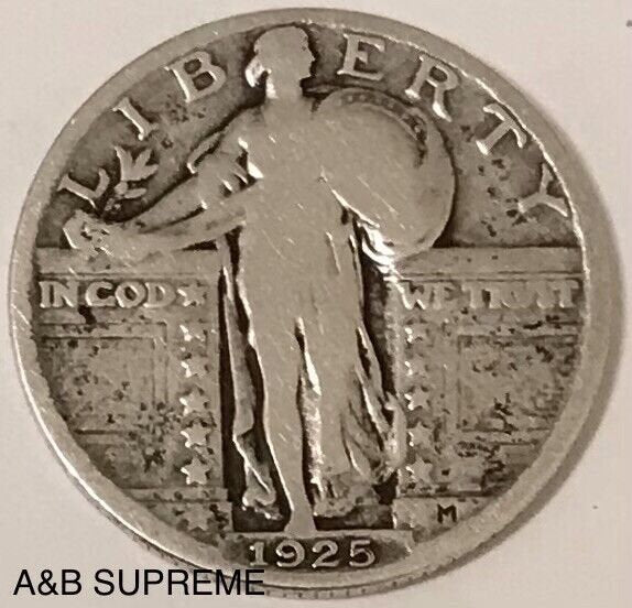 1) Standing Liberty Quarter With Date 90% Silver