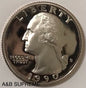1990 S Washington Quarter Dollar Clad Gem Proof