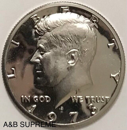 1973 S Kennedy Half Dollar Gem Cameo Clad Proof