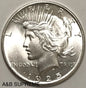 1925 Peace Dollar Gem Bu Uncirculated 90% Silver
