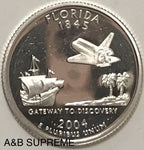 1) 1999-2008 S State Quarter Gem Cameo Proof 90% Silver