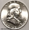 1959 Franklin Half Dollar Gem Bu Uncirculated 90% Silver