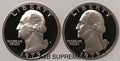 1979 S Washington Quarter Dollar Type 1 and 2 Filled & Clear S Clad Gem Proof