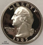 1985 S Washington Quarter Dollar Clad Gem Proof