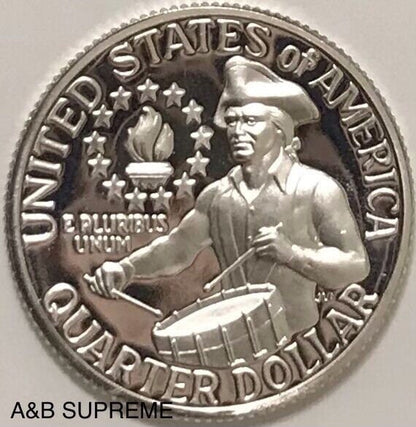 1976 S Washington Quarter Dollar 40% Silver Gem Proof Bicentennial