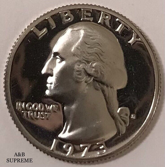 1973 S Washington Quarter Dollar Clad Gem Proof