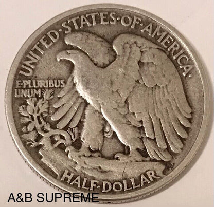 Walking Liberty Half Dollar Average Circulated Lot Choose How Many 90% Silver