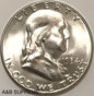 1954 S Franklin Half Dollar Gem Bu Uncirculated 90% Silver