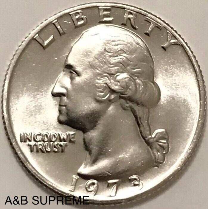 1973 Washington Quarter Dollar Gem Bu Uncirculated
